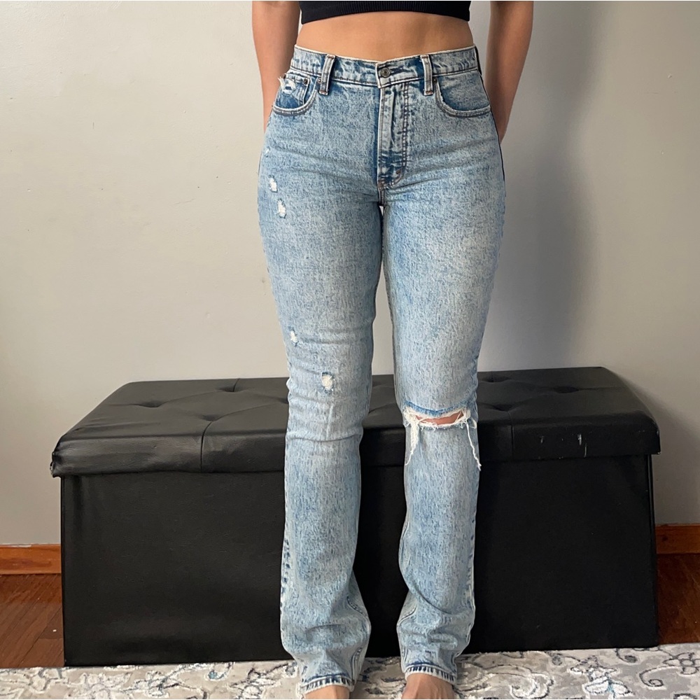 Abercrombie 90s skinny high rise Jeans